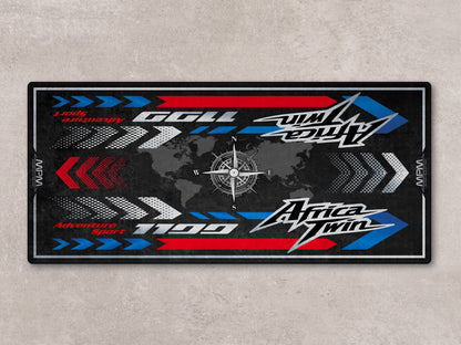 Designed Pit Mat for Honda Africa Twin Motorcycle - MM7452 - Howling Moto