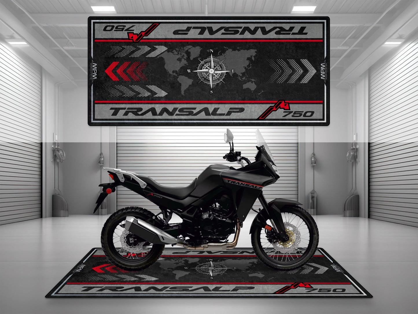 MPM Motorcycle Mat for Honda Transalp 750 - MM7453 - Howling Moto