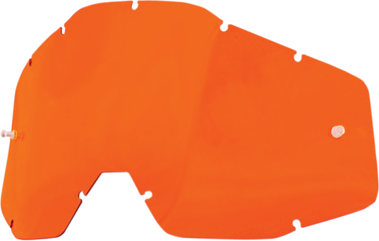 100% Accuri/Strata/Racecraft Lens - Orange 51001-006-02 - Howling Moto
