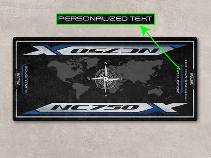 Designed Pit Mat for Honda NC750X Motorcycle - MM7454 - Howling Moto