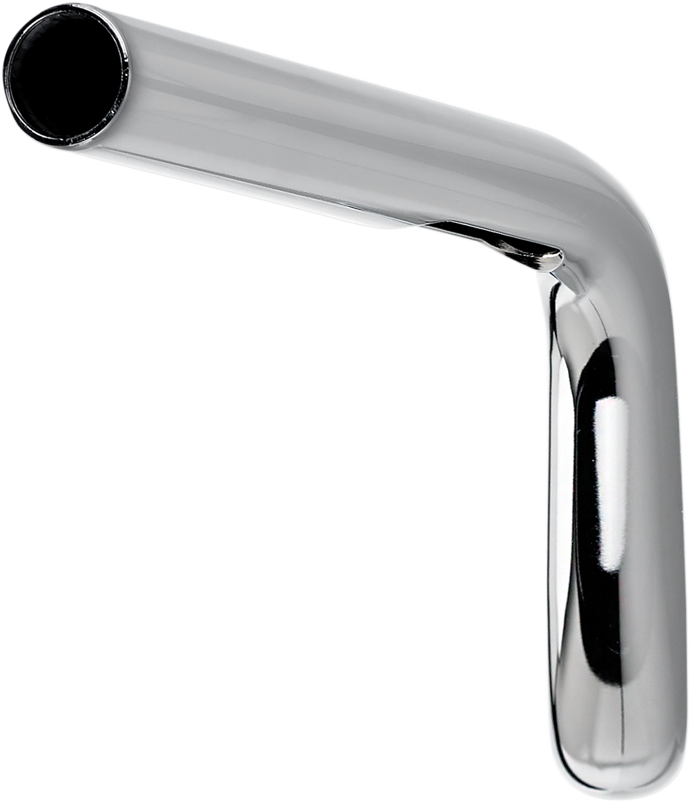 Chrome BILTWELL Tracker High Oversized Handlebar for motorcycles, featuring durable metal construction and ergonomic design.