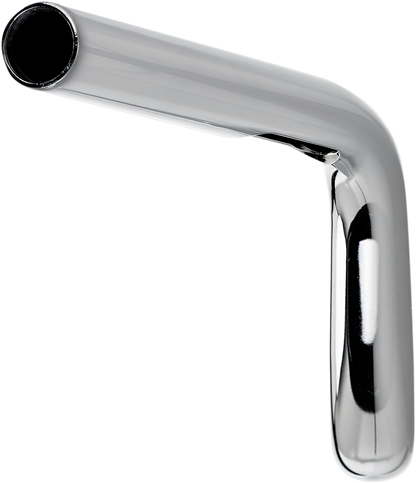 Chrome BILTWELL Tracker High Oversized Handlebar for motorcycles, featuring durable metal construction and ergonomic design.