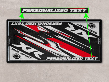Designed Pit Mat for Honda XR Motorcycle - MM7456 - Howling Moto