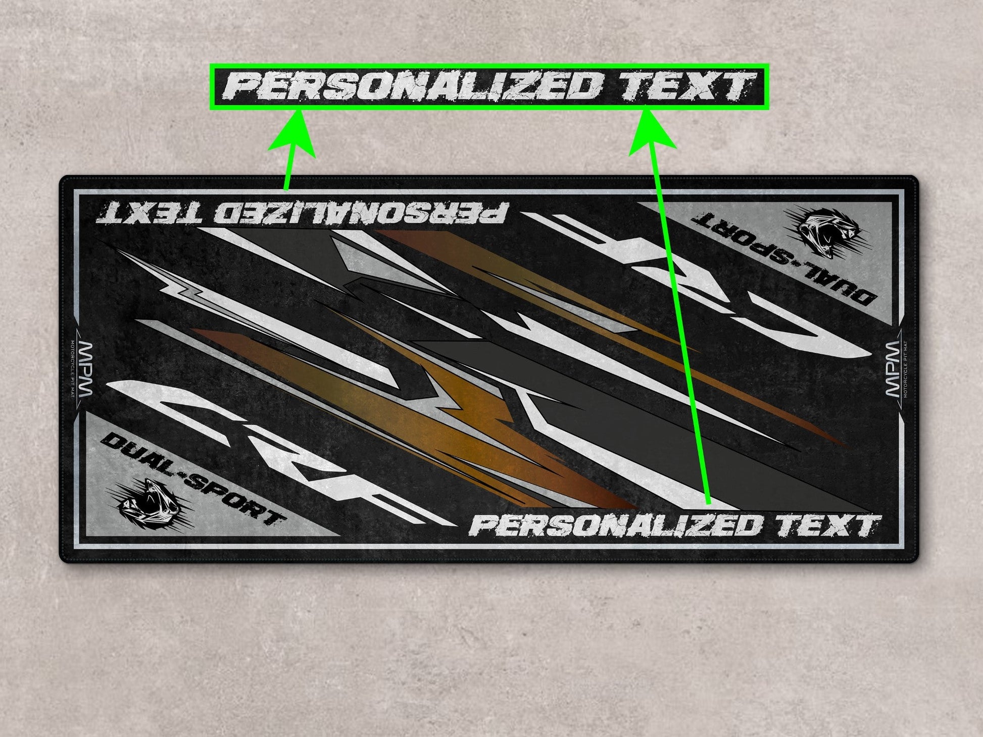 Designed Pit Mat for Honda CRF Motorcycle - MM7457 - Howling Moto