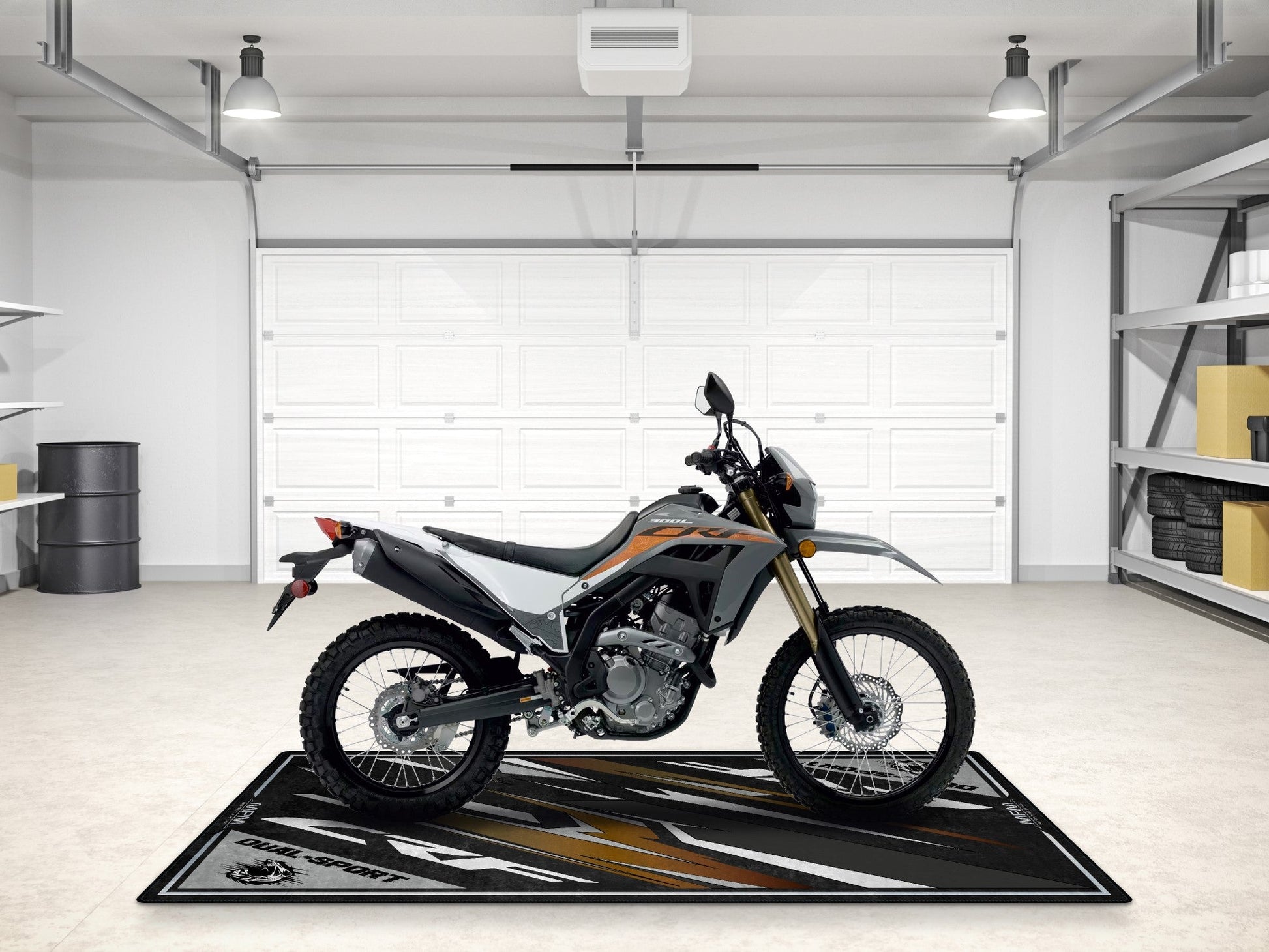 Designed Pit Mat for Honda CRF Motorcycle - MM7457 - Howling Moto