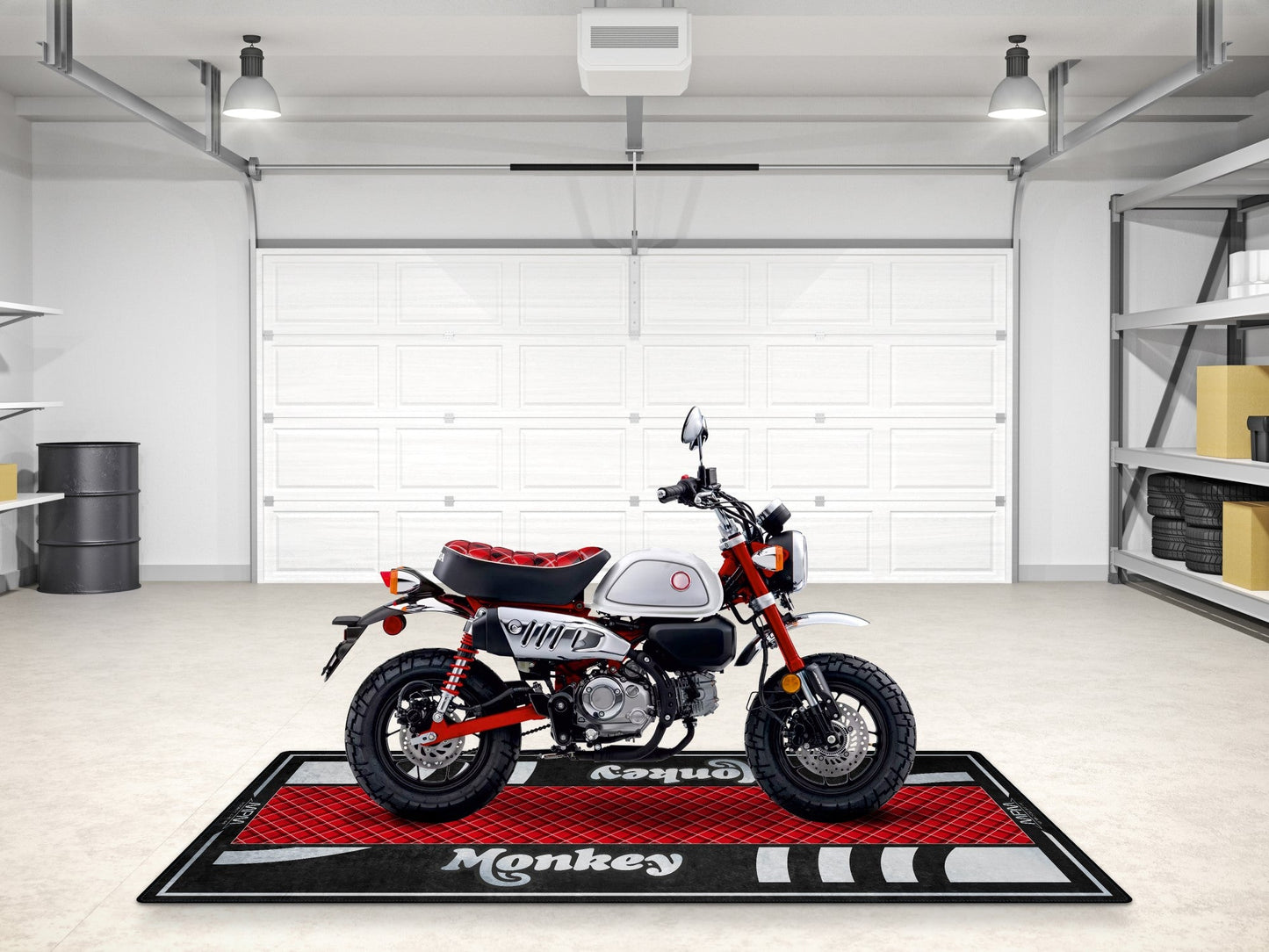 Designed Pit Mat for Honda Monkey Motorcycle - MM7458 - Howling Moto