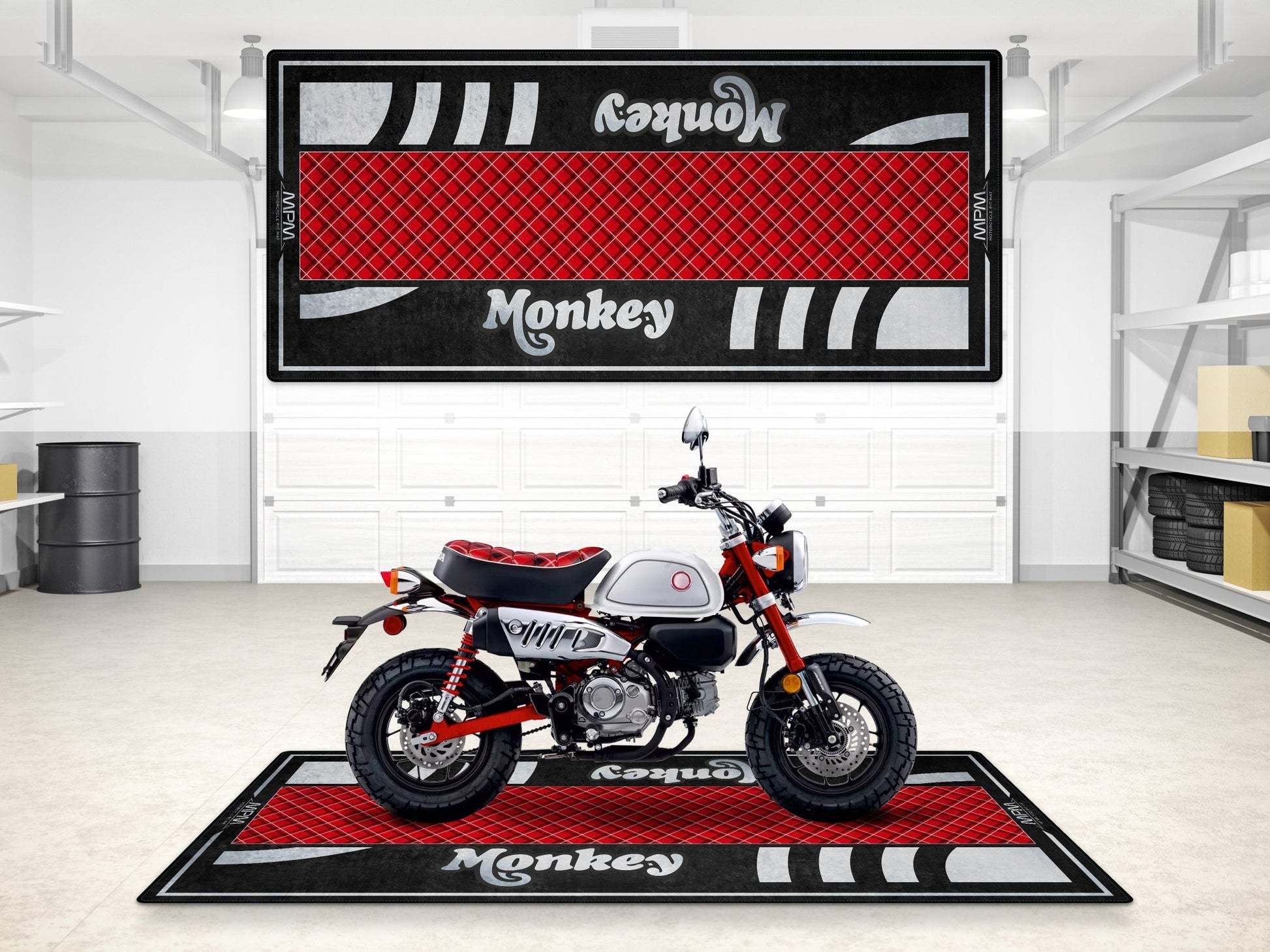 MPM Motorcycle Mat for Honda Monkey - MM7458 - Howling Moto