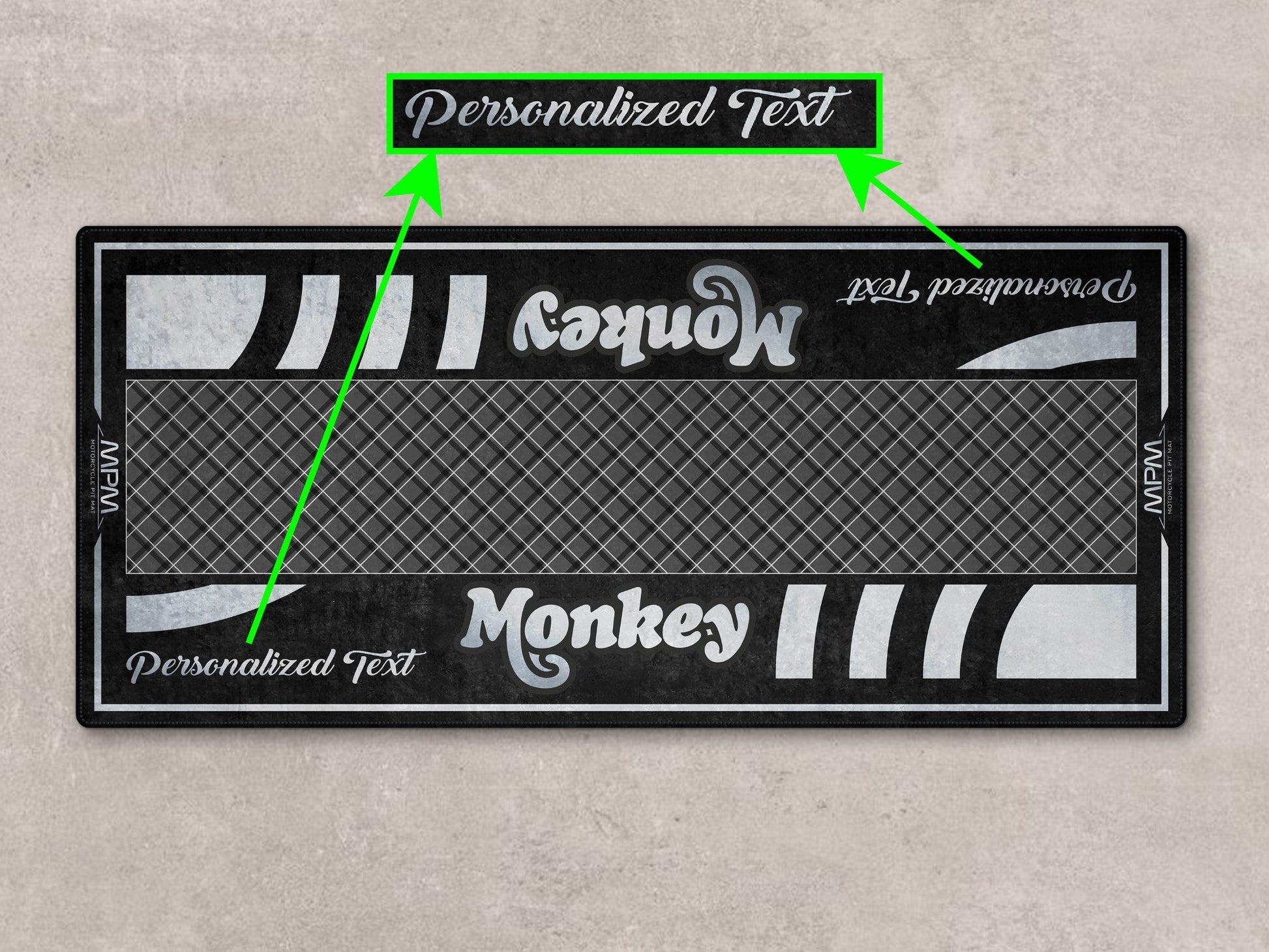 Designed Pit Mat for Honda Monkey Motorcycle - MM7458 - Howling Moto
