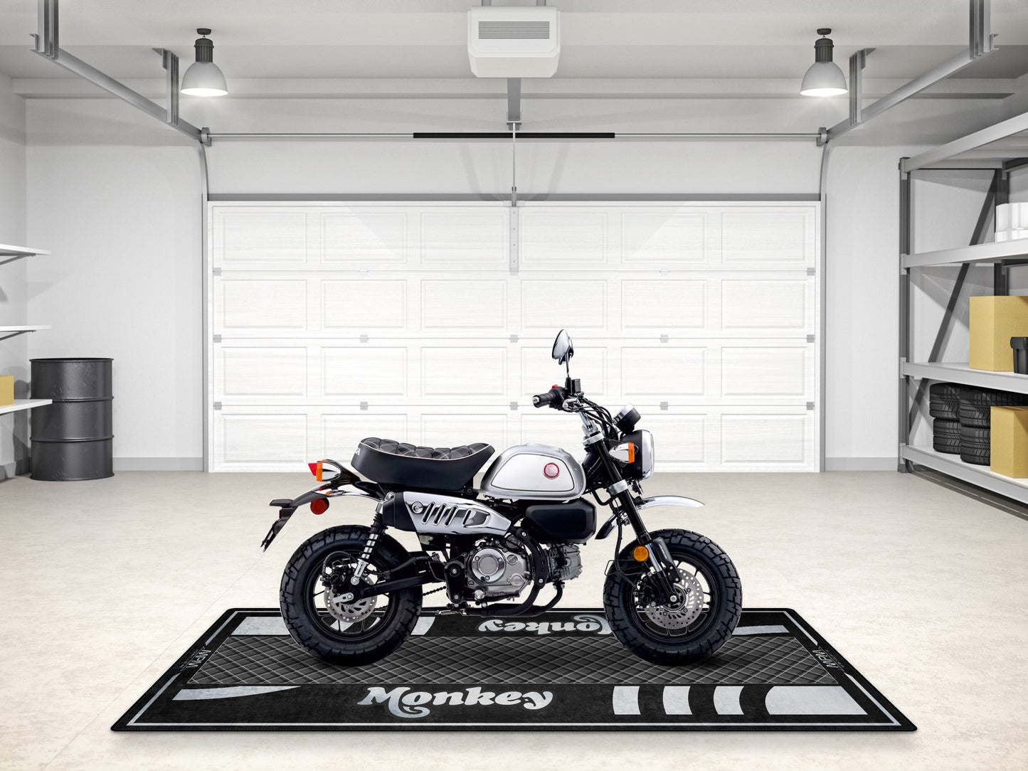 Designed Pit Mat for Honda Monkey Motorcycle - MM7458 - Howling Moto