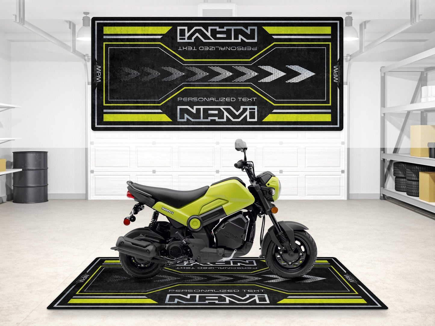 Designed Pit Mat for Honda Navi Motorcycle - MM7459 - Howling Moto