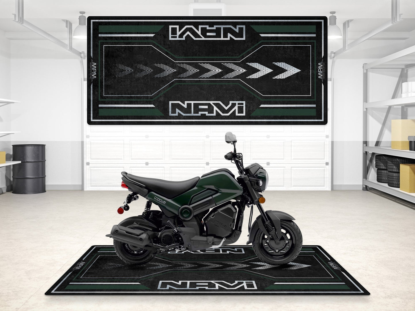 Designed Pit Mat for Honda Navi Motorcycle - MM7459 - Howling Moto