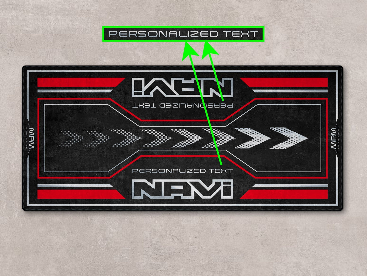 Designed Pit Mat for Honda Navi Motorcycle - MM7459 - Howling Moto