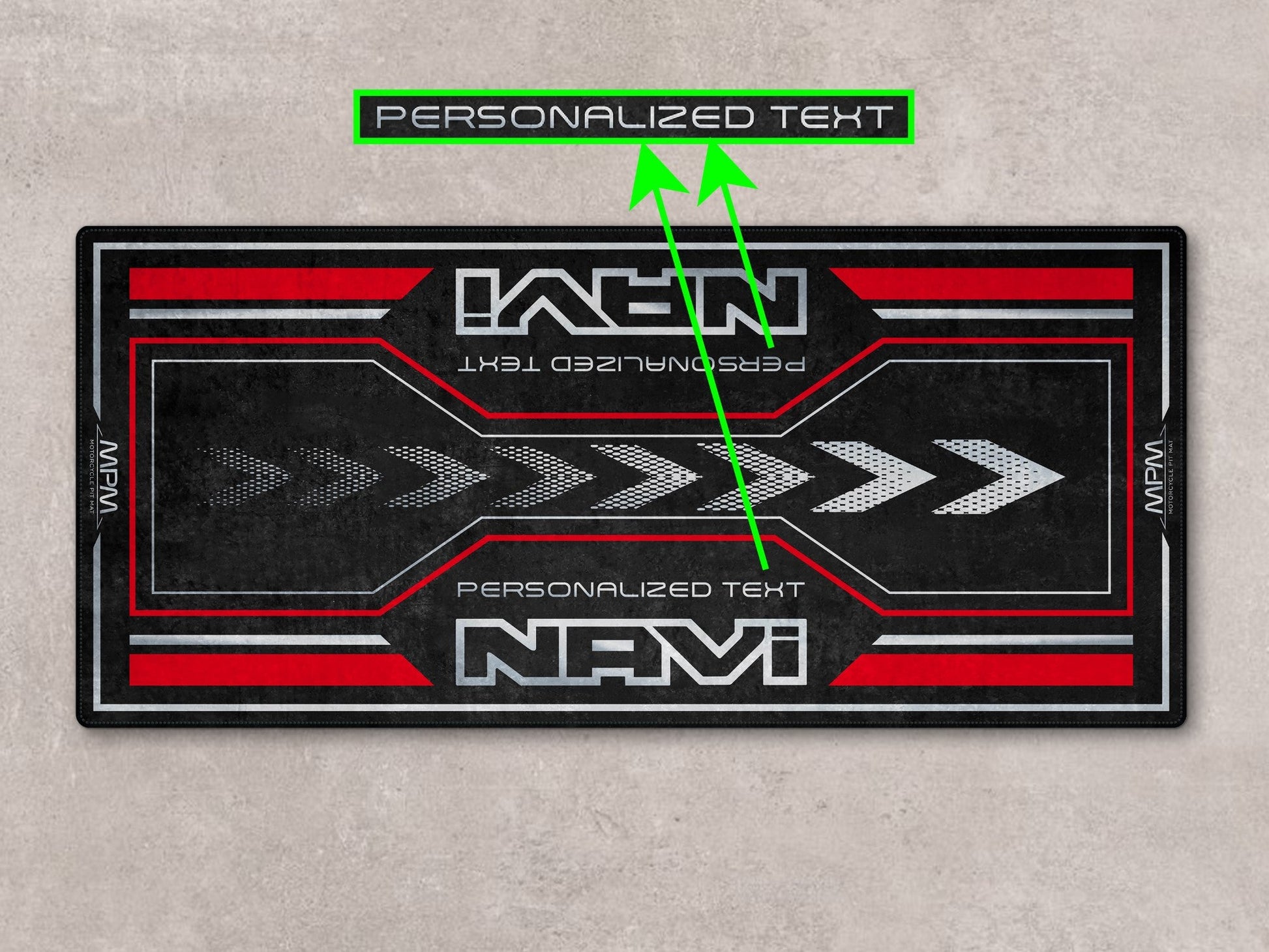 Designed Pit Mat for Honda Navi Motorcycle - MM7459 - Howling Moto
