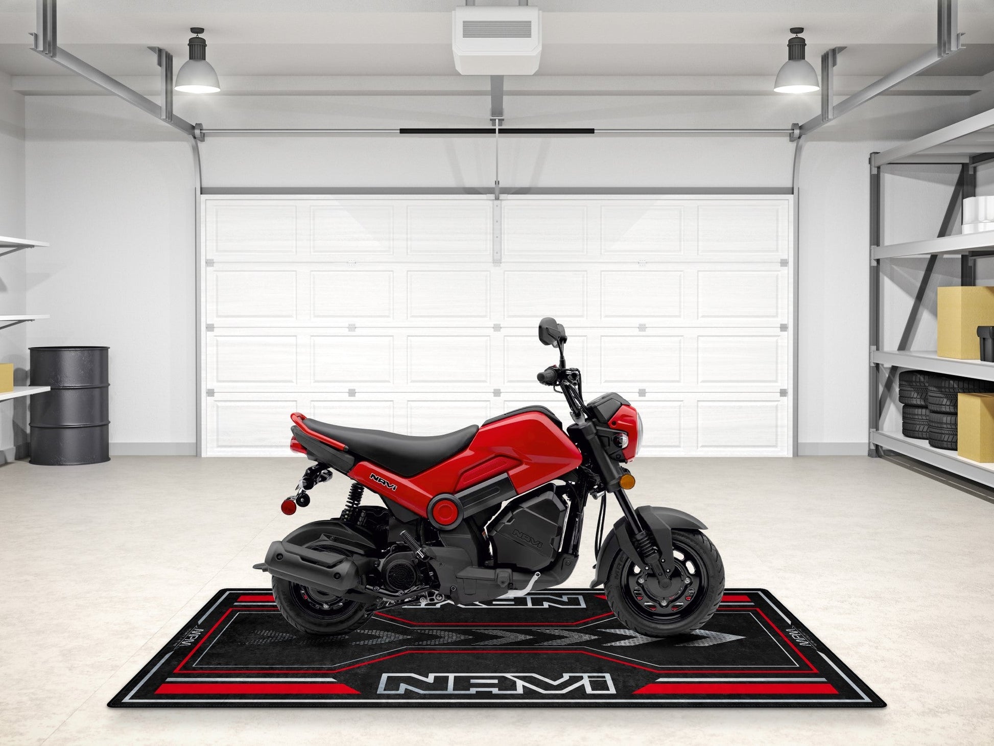 Designed Pit Mat for Honda Navi Motorcycle - MM7459 - Howling Moto