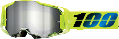 100% Armega Goggles - Koropi - Flash Silver Mirror 50005-00013 - Howling Moto