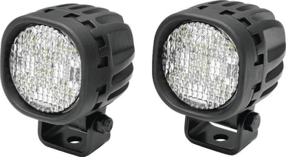 Kuryakyn Lodestar 750L flood beam high-output driving lights mounted on a powersports vehicle for enhanced visibility