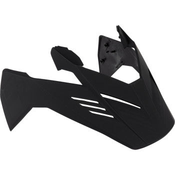 Black ICON Elsinore™ Peak helmet part for XL-3XL size, featuring durable construction and sleek design, from Bill's Exhausts.