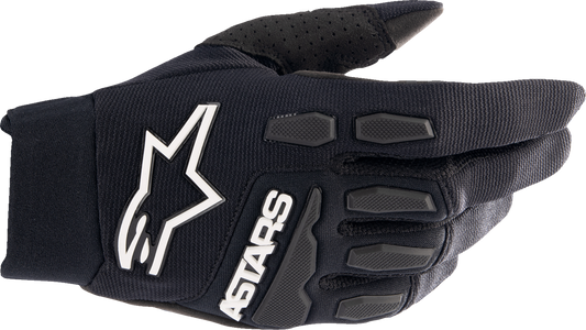 Alpinestars Full Bore XT motorcycle gloves in black, size XL, featuring protective knuckles and breathable fabric.