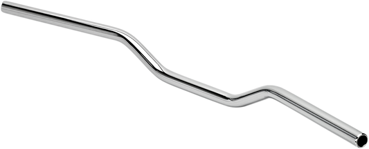 Chrome BILTWELL Tracker Handlebar with dimpled 7/8-inch design for motorcycles, featuring a sleek, polished finish.