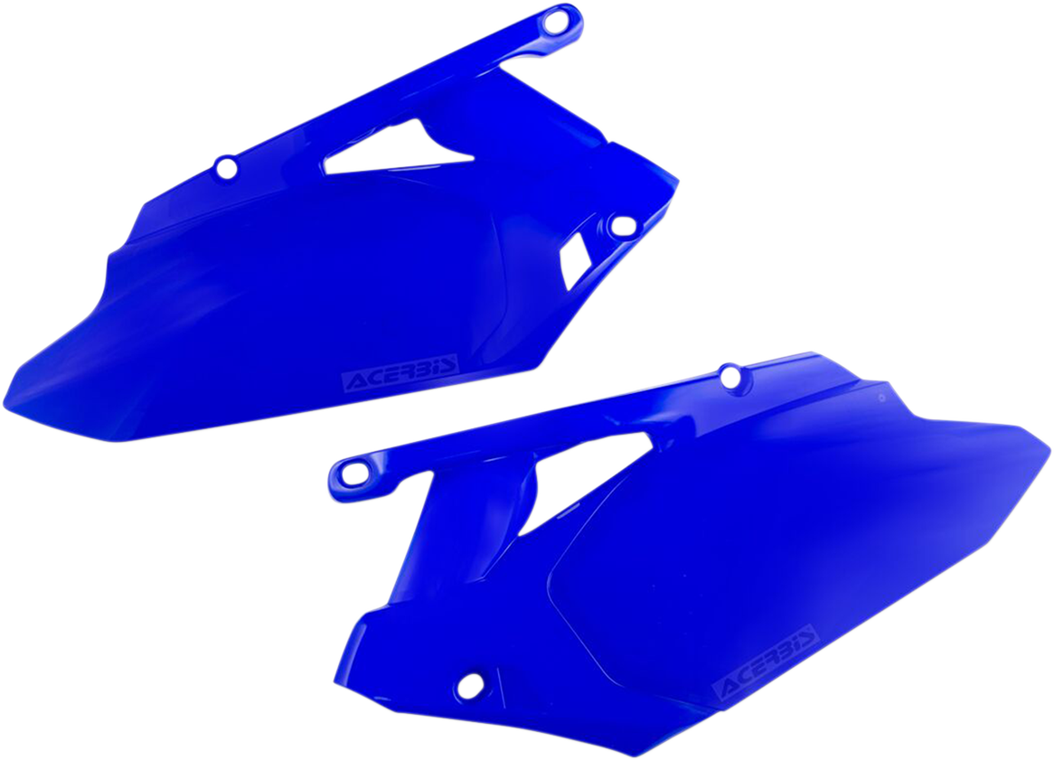 Blue Acerbis side panels for motorcycle body, part number 2171810003, designed for durability and stylish appearance.