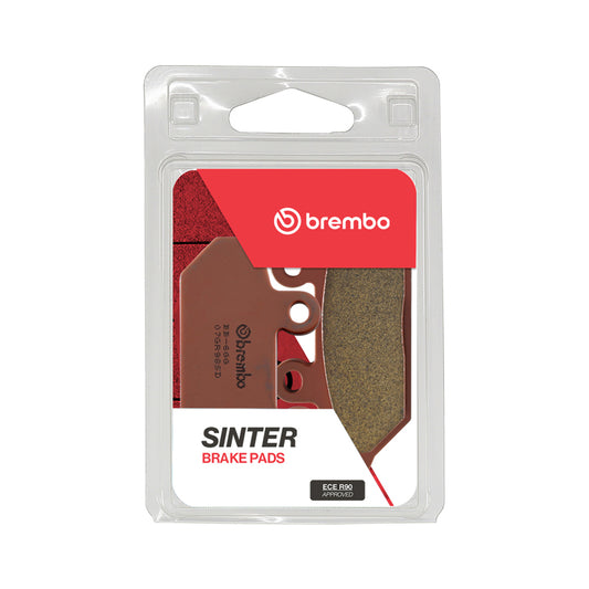 Brembo OE Powersports front sinter brake pad for Can-Am Commander MAX R EFI 800cc, shown with part number 07GR98SD.