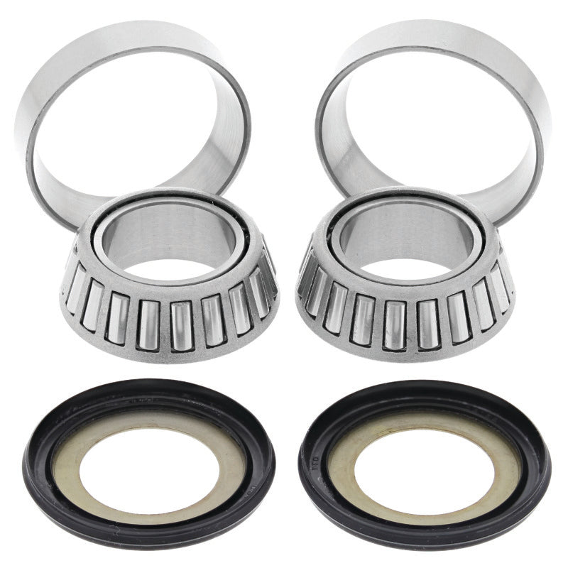 QuadBoss Taper Steering Bearing Kit for 1983-1986 Honda ATC250R, showing the bearing components and kit packaging.