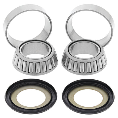 QuadBoss Taper Steering Bearing Kit for 1983-1986 Honda ATC250R, showing the bearing components and kit packaging.