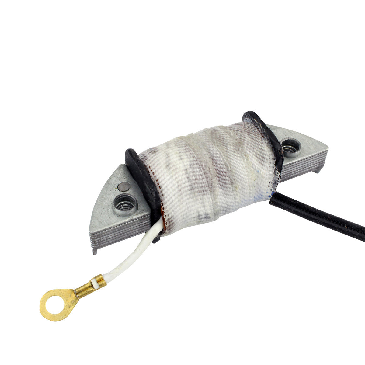 RM STATOR RMS210-108098 stator source coil for reliable performance, shown in the image with detailed wiring and metal coil components.