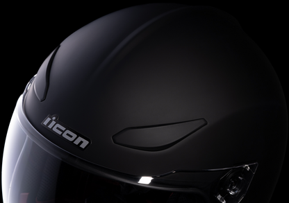 Bill's Exhausts ICON Domain™ helmet in rubatone finish, 3XL size, with a sleek, aerodynamic design and secure strap.