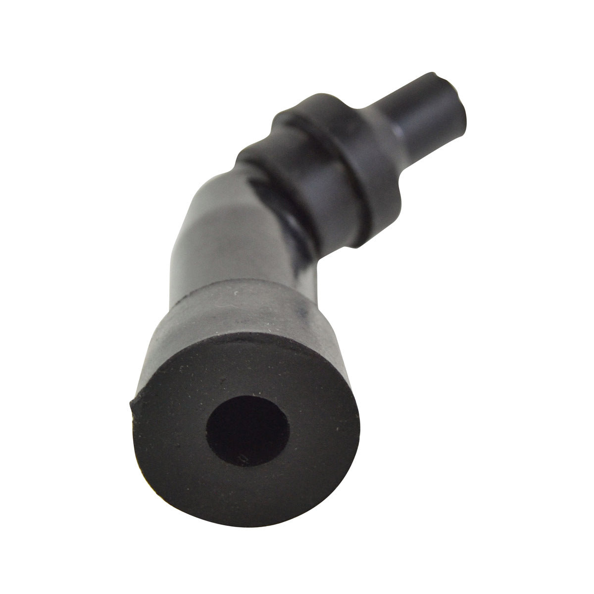 RM STATOR RM07107 spark plug cap, direct replacement for OEM, showing a close-up of the black ignition component.