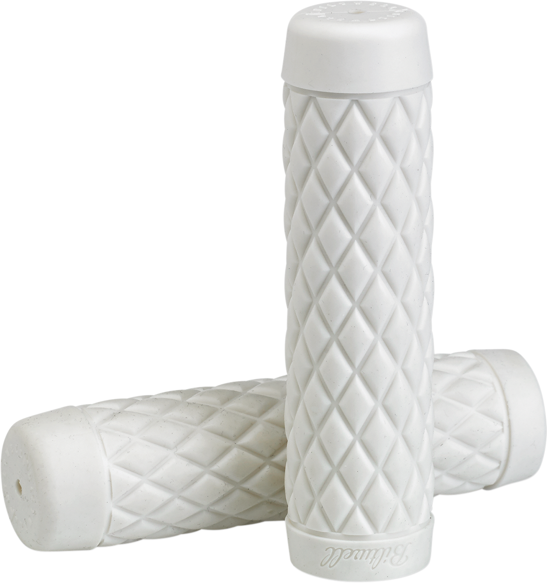 BILTWELL Grips - Torker - 7/8" - White 6705-0278 - Howling Moto