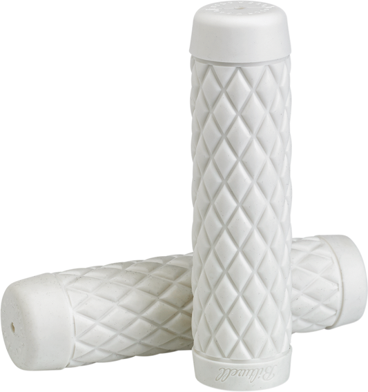 BILTWELL Grips - Torker - 7/8" - White 6705-0278 - Howling Moto