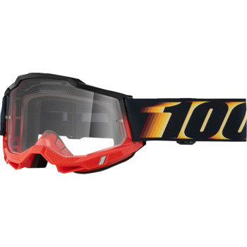 100% Accuri 2 Goggle - Stamino 2 - Clear 50013-00034 - Howling Moto