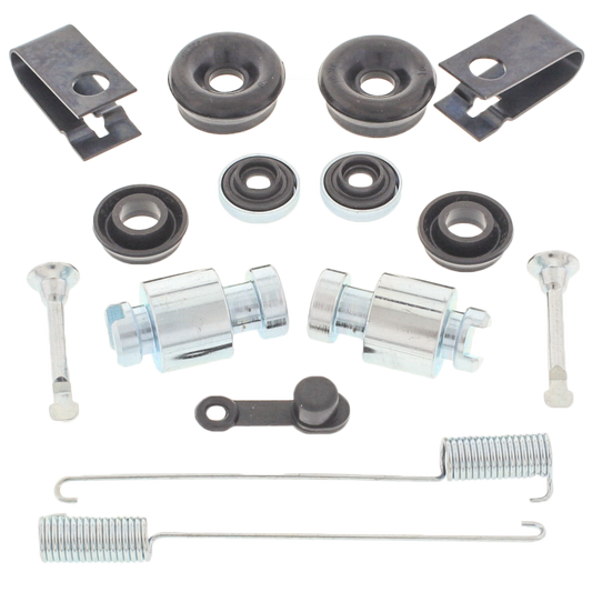 All Balls wheel cylinder rebuild kit 18-5003, showing components for reliable braking performance, including seals and pistons.