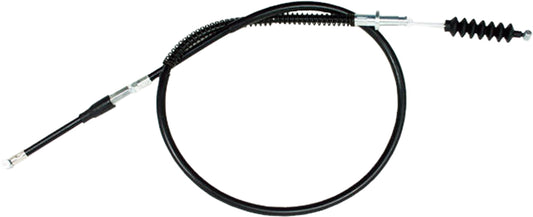 Motion Pro black vinyl clutch cable part 03-0187 with metal ends, designed for motorcycle clutch performance.