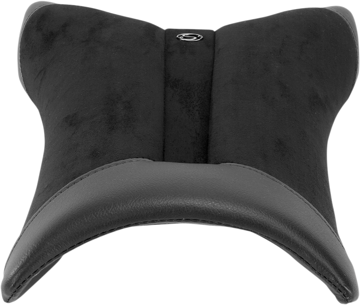Black SADDLEMEN Gel Channel Sport Seat for Kawasaki ZX10R motorcycle, designed for comfort and sporty style.