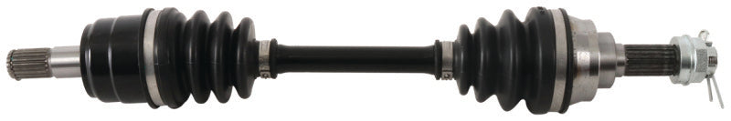 QuadBoss Kawasaki KVF360 Prairie 4x4 front right rugged axle part 609169, showing the durable metal axle with mounting points.