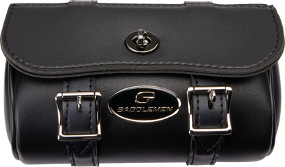 Medium SADDLEMEN Drifter Tool Bag for seats, featuring durable fabric and secure attachment points, designed by Bill's Exhausts.