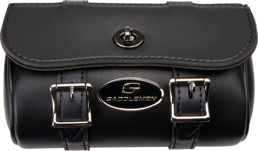 Medium SADDLEMEN Drifter Tool Bag for seats, featuring durable fabric and secure attachment points, designed by Bill's Exhausts.
