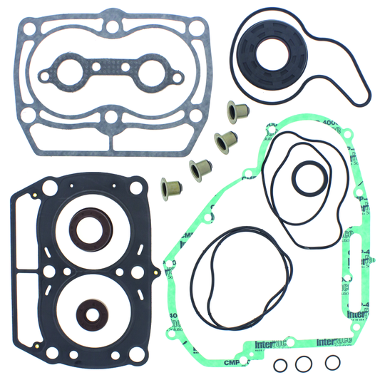QuadBoss complete gasket set with oil seals for Polaris Ranger 700 4x4 (2005-2009) engine repair, part 564733.