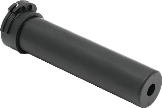 Kuryakyn OEM replacement dual cable throttle tube for Harley motorcycles, shown with attached cables and mounting components.