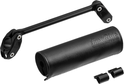 ZETA, ZETA Handlebar Bar Pad Set 165mm with 185mm Brace - Black