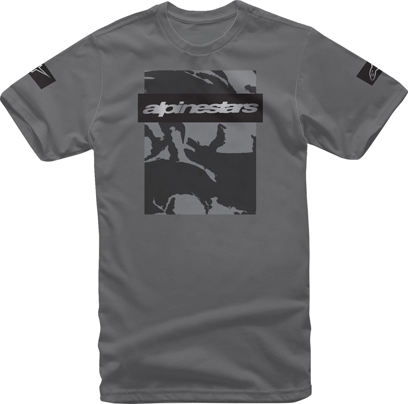 Alpinestars Tactical T-Shirt in charcoal, medium size, featuring a casual design with Alpinestars branding on the front.