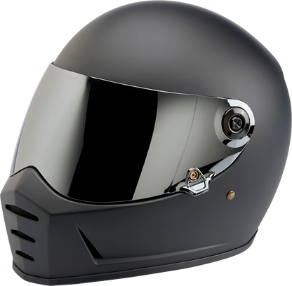 Black BILT WELL Gen 2 hardware kit with black screws and baseplate for helmets, by Bill's Exhausts.