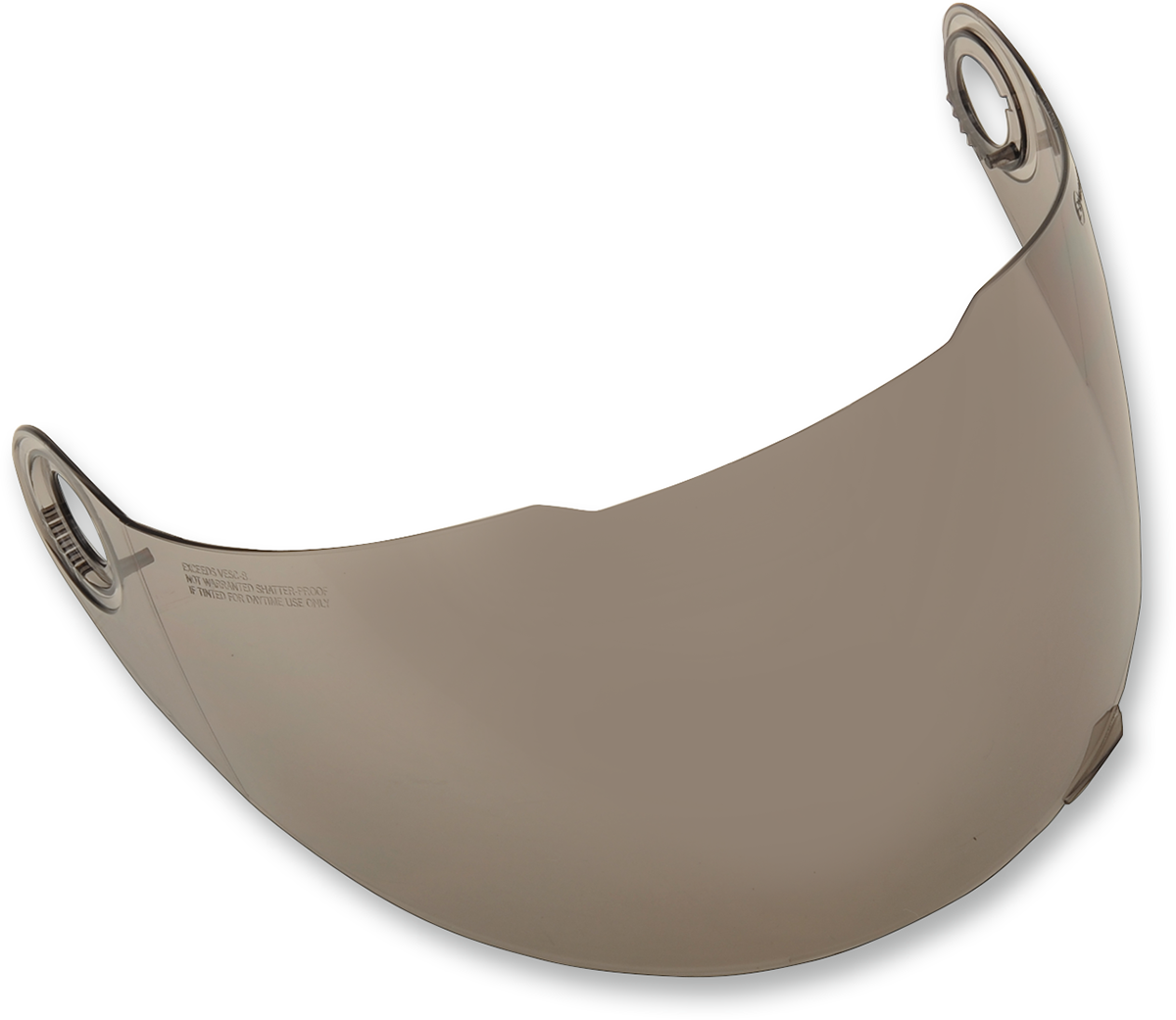 Bill's Exhausts AFX FX-36 Shield outer in dark smoke, motorcycle shield with tinted smoke finish, protective and stylish accessory.