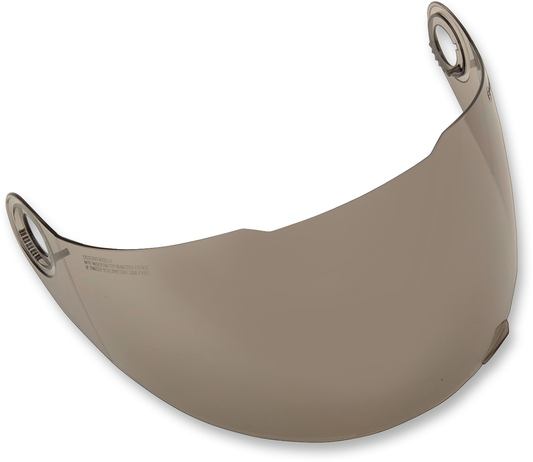 Bill's Exhausts AFX FX-36 Shield outer in dark smoke, motorcycle shield with tinted smoke finish, protective and stylish accessory.