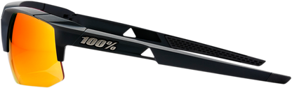 100% Speedcoupe Sunglasses - Black - Red Mirror 61031-100-43 - Howling Moto