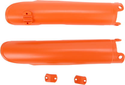 ACERBIS Lower Fork Covers for Inverted Forks - KTM Orange 2113740237 - Howling Moto