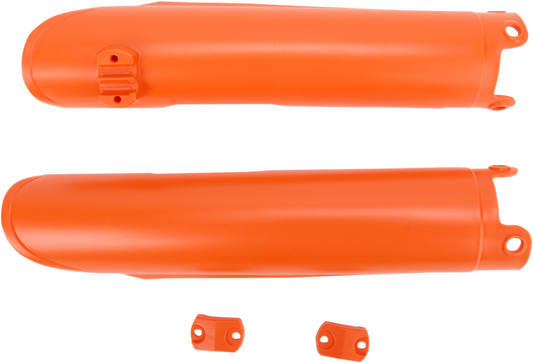 ACERBIS Lower Fork Covers for Inverted Forks - KTM Orange 2113740237 - Howling Moto