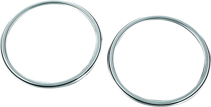 Kuryakyn, Kuryakyn Corona Speaker Grills Chrome for Harley-Davidson Touring Models Part 7377